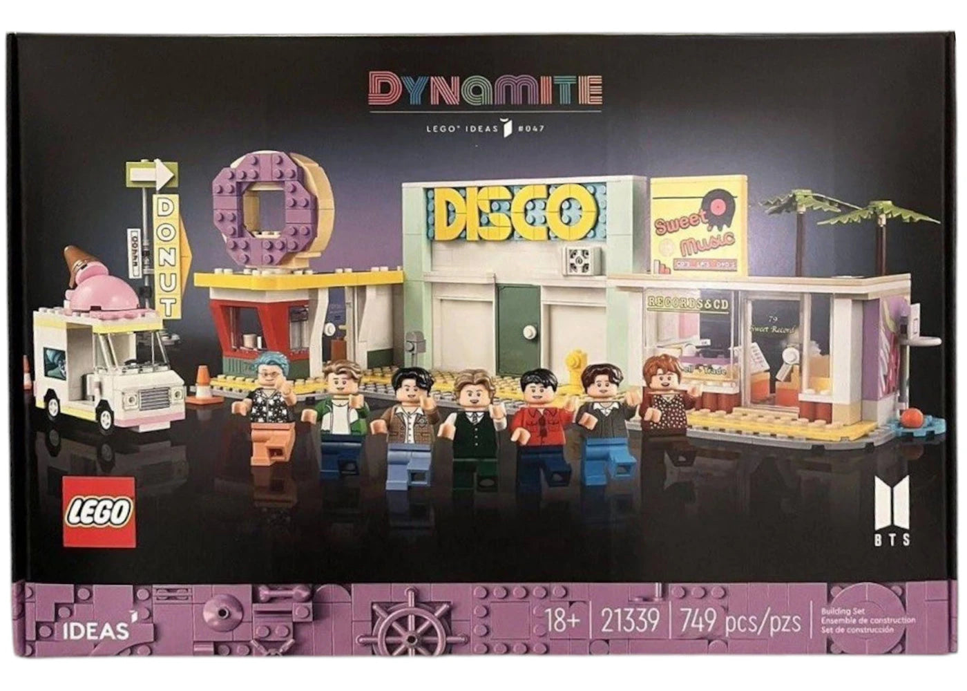 LEGO Ideas BTS Dynamite Set 21339 - vue 360