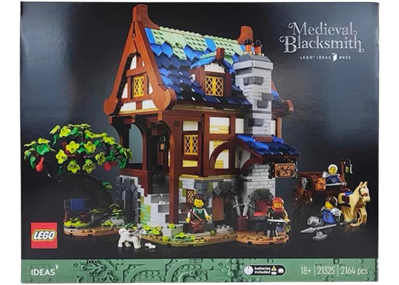 LEGO Ideas Medieval Blacksmith Set 21325 - vue 360