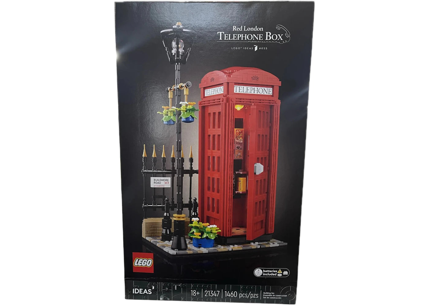 LEGO Ideas Red London Telephone Box Set 21347 - vue 360