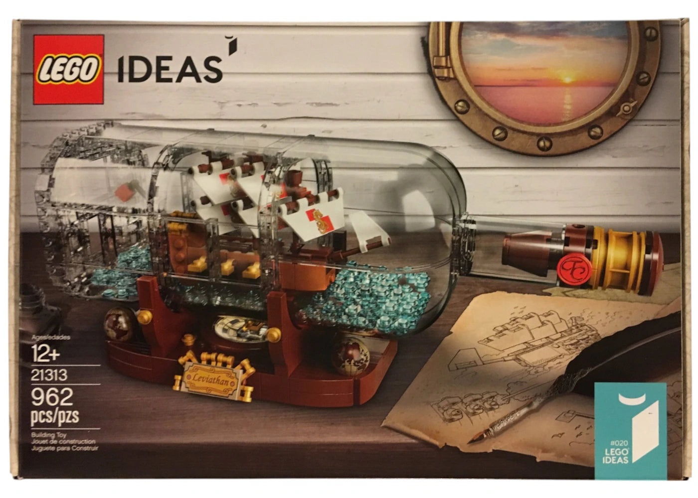 LEGO Ideas Ship in a Bottle Set 21313