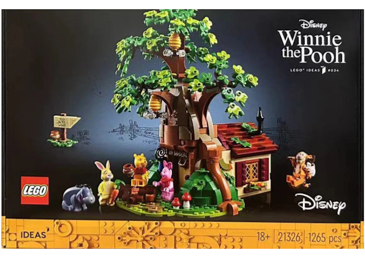 LEGO Ideas Winnie the Pooh Set 21326 - vue 360