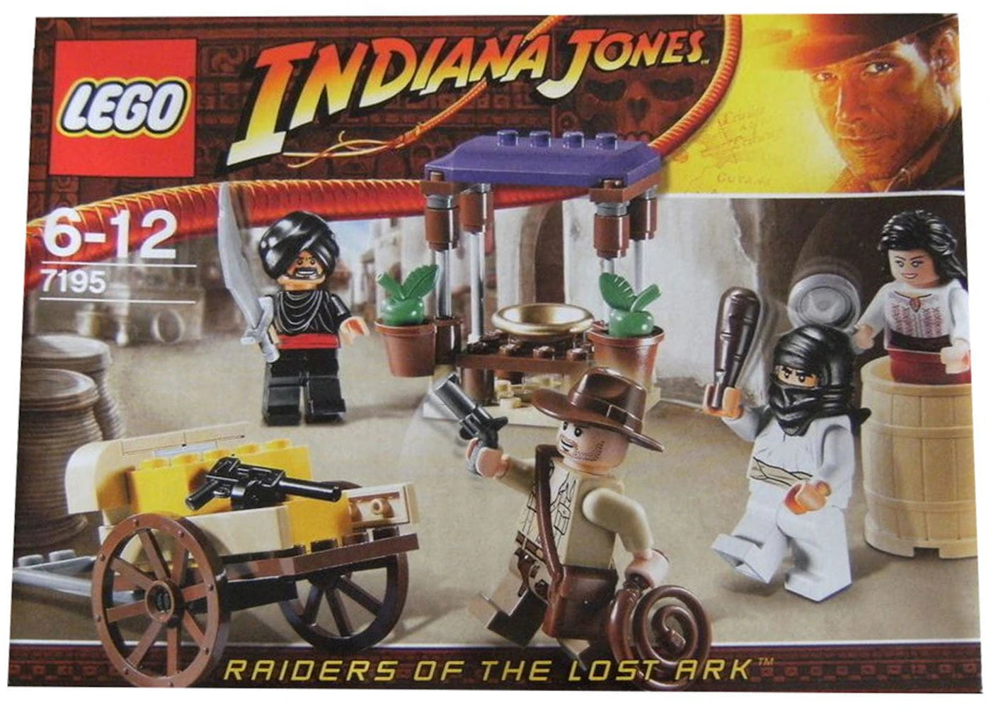 LEGO Indiana Jones Ambush in Cairo Set 7195 - authentic LEGO building set
