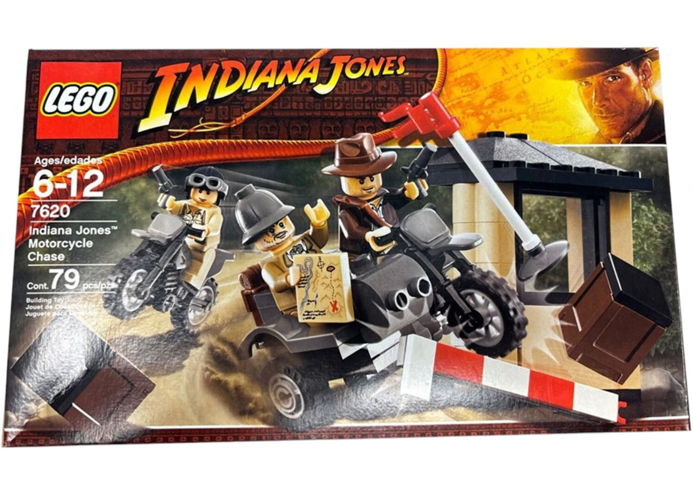 LEGO Indiana Jones Motorcycle Chase Set 7620 - authentic LEGO building set