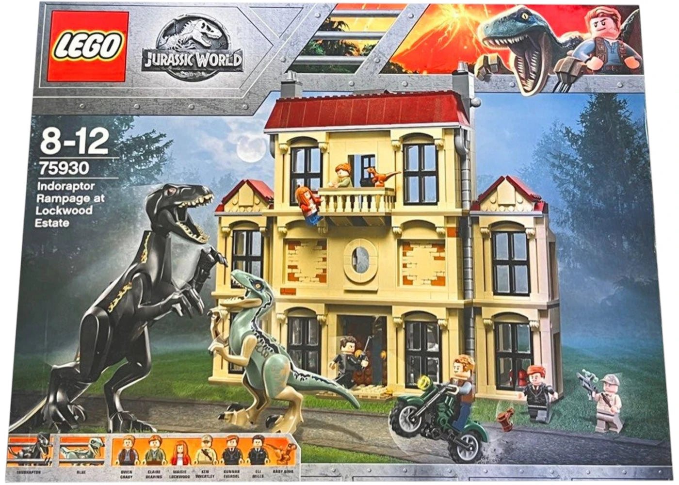 LEGO Jurassic World Indoraptor Rampage at Lockwood Estate Set 75930 - authentic LEGO building set