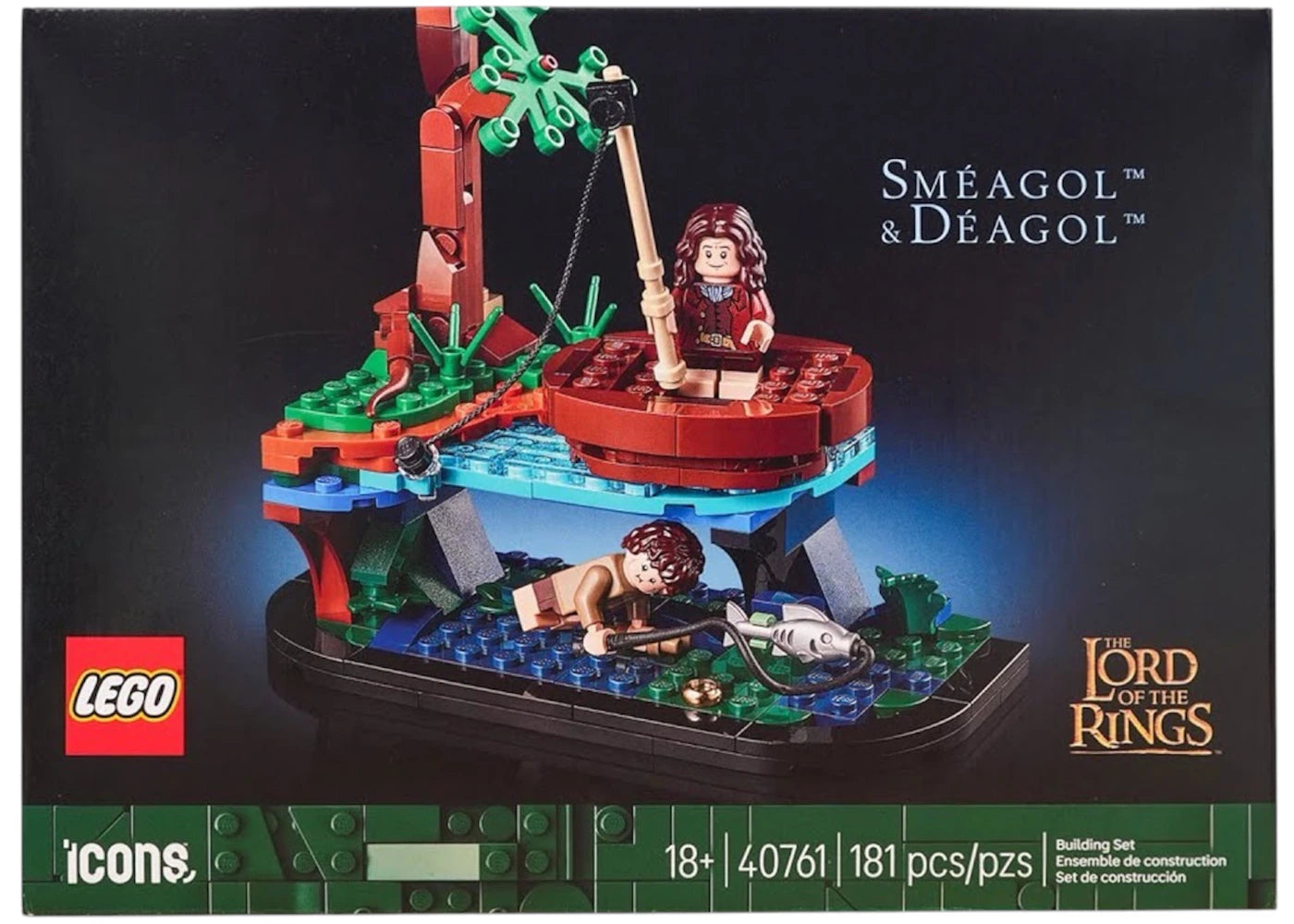 LEGO Lord of the Rings Smeagol and Deagol Set 40761 - vue 360