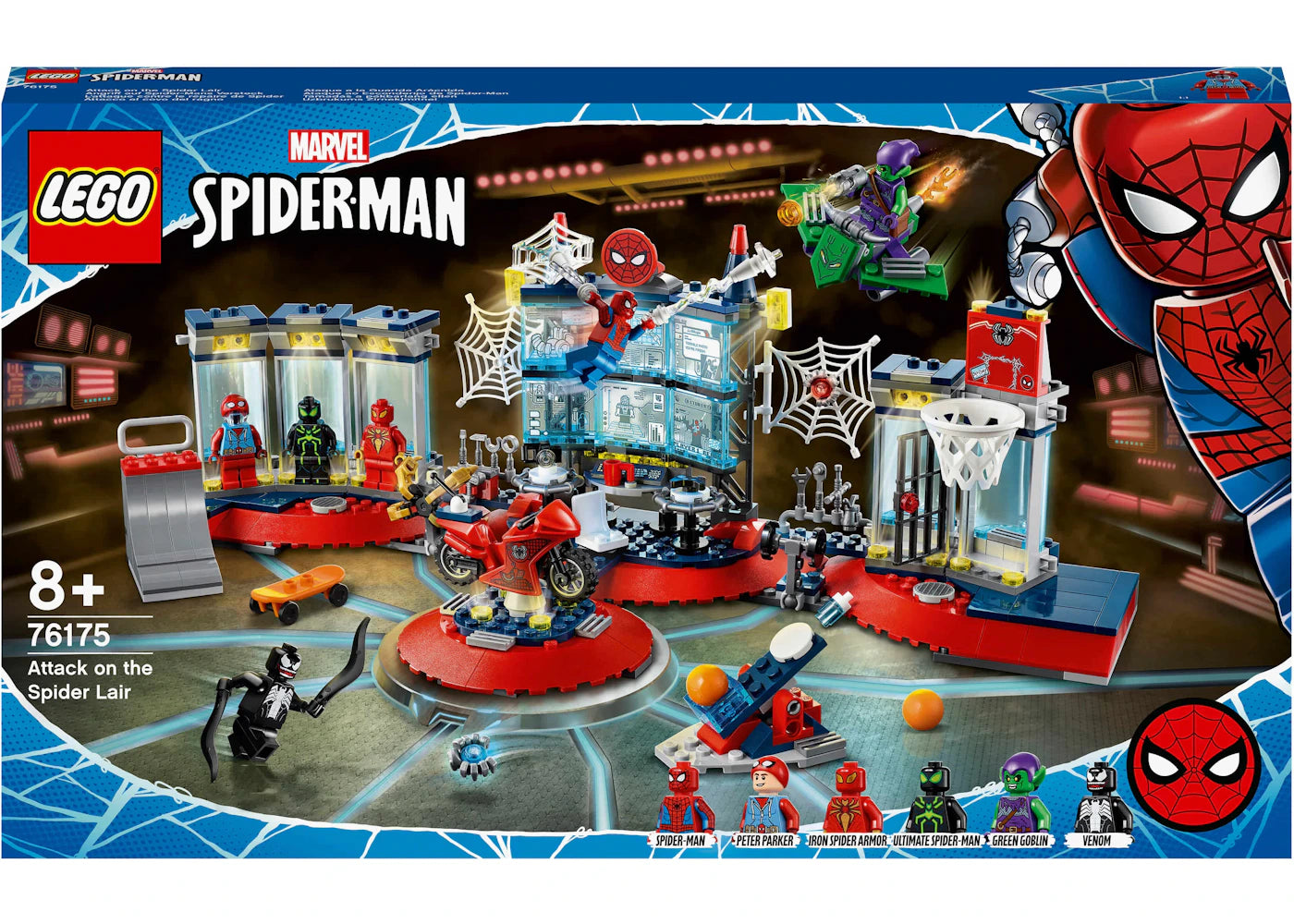 LEGO Marvel Attack on the Spider Lair Set 76175