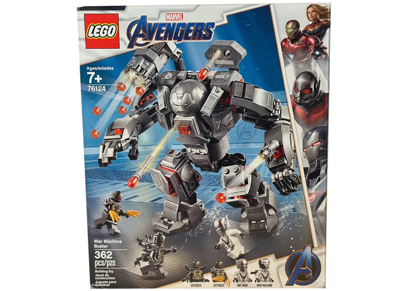 LEGO Marvel Avengers War Machine Buster Set 76124 - vue 360