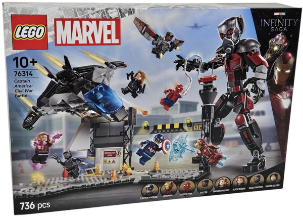 LEGO Marvel Captain America: Civil War Action Battle Set 76314 - authentic LEGO building set