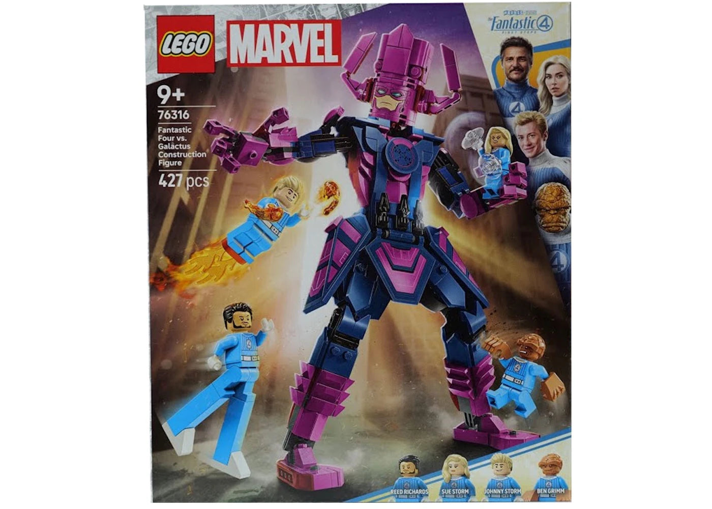 LEGO Marvel Fantastic Four vs. Galactus Construction Figure Set 76316