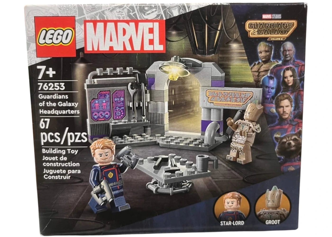 LEGO Marvel Guardians of the Galaxy Volume 3 Guardians of the Galaxy Headquarters Set 76253 - vue 360