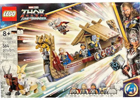 LEGO Marvel Studios Thor Love and Thunder The Goat Boat Set 76208 - vue 360