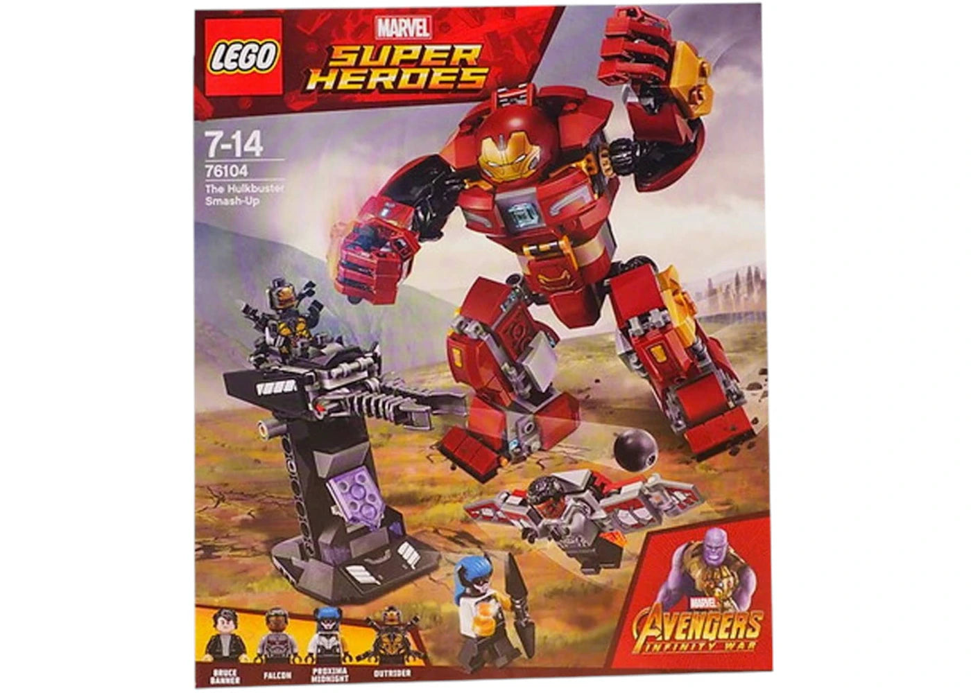 LEGO Marvel Super Heroes Avengers Infinity War The Hulkbuster Smash-Up Set 76104