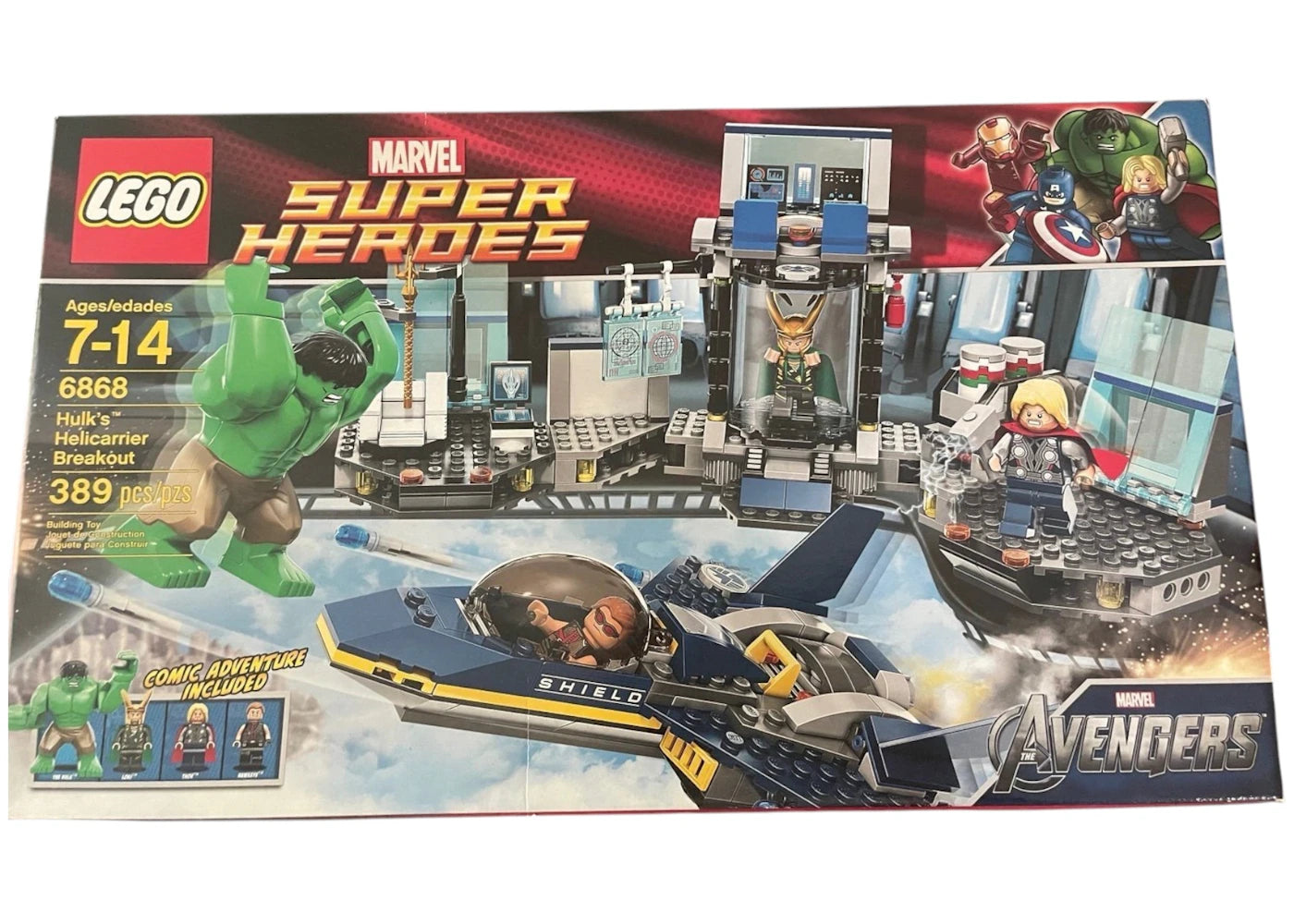 LEGO Marvel Super Heroes Hulk's Helicarrier Breakout Set 6868