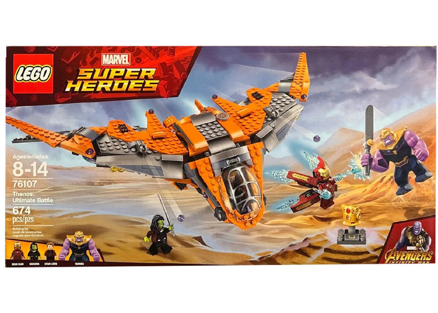 LEGO Marvel Super Heroes Thanos: Ulltimate Battle Set 76107 - vue 360