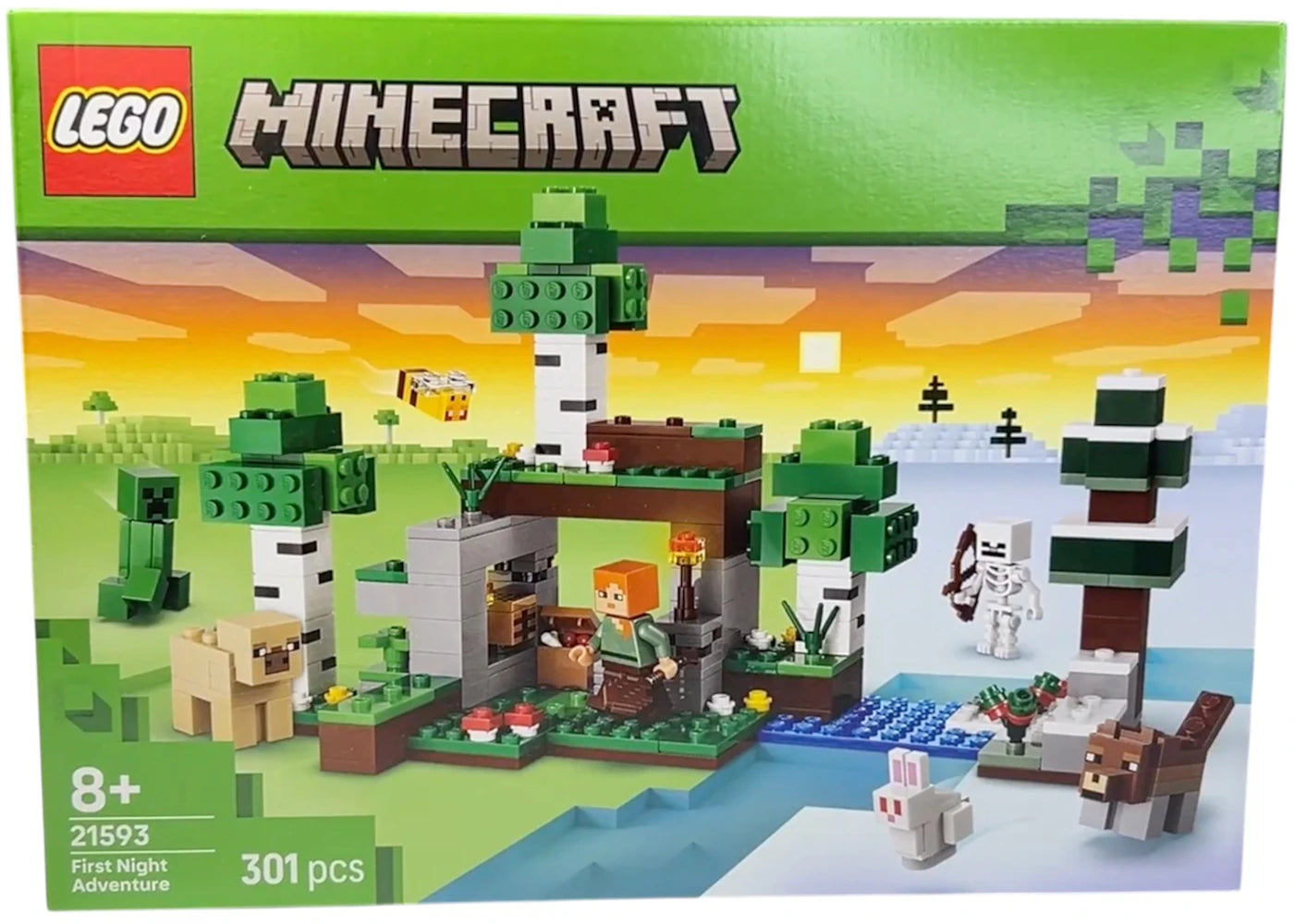 LEGO Minecraft: First Night Adventure Set #21593 - vue 360