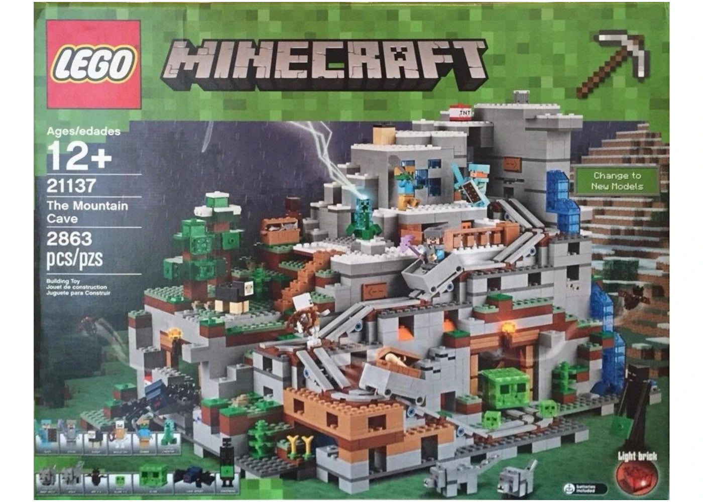 LEGO Minecraft The Mountain Cave Set 21137 - authentic LEGO building set