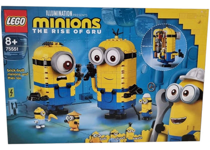 LEGO Minions The Rise of Gru Brick-built Minions and their Lair Set 75551 - authentic LEGO building set
