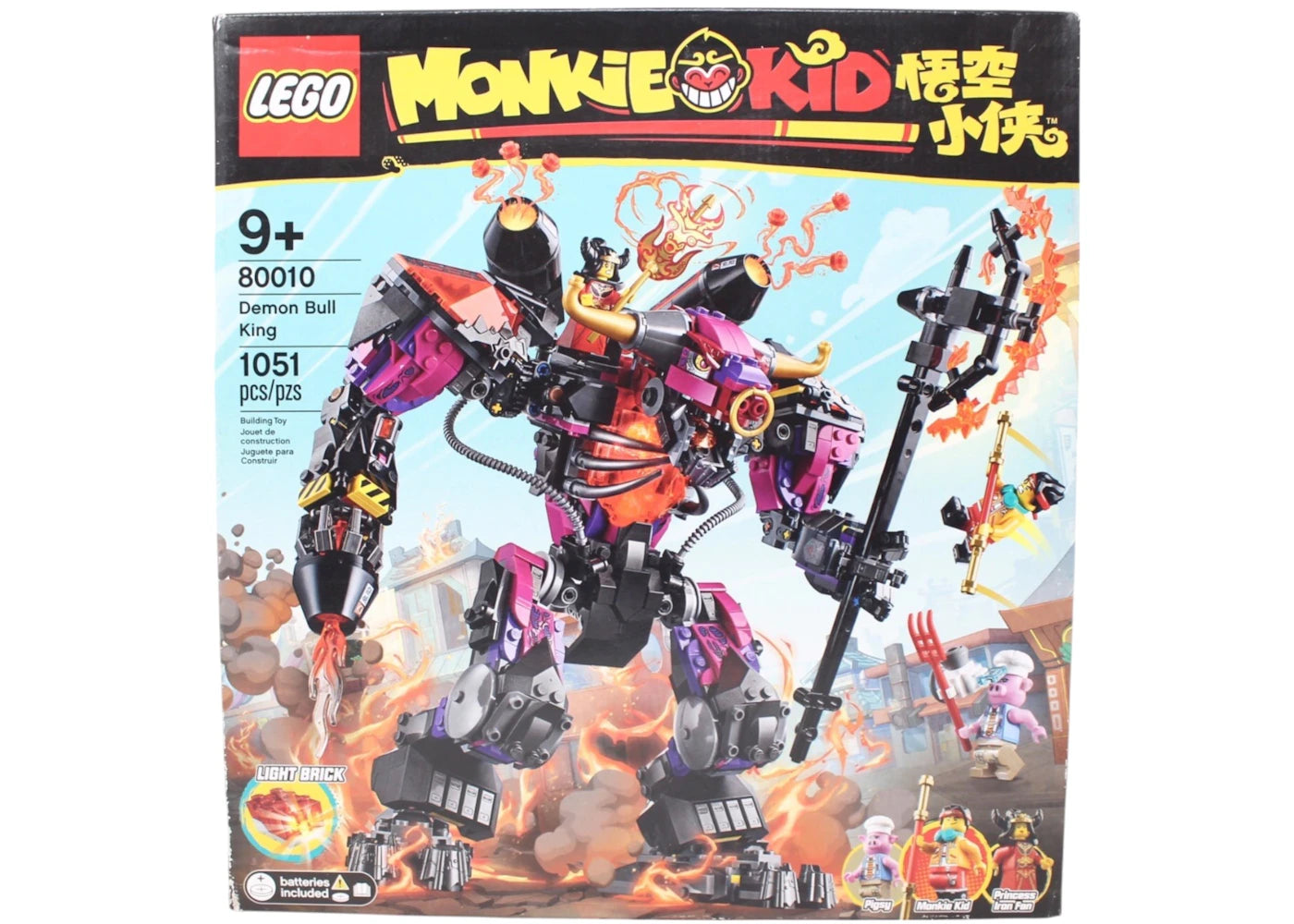 LEGO Monkie Kid Dämonen-Bullenkönig Set 80010 - vue 360