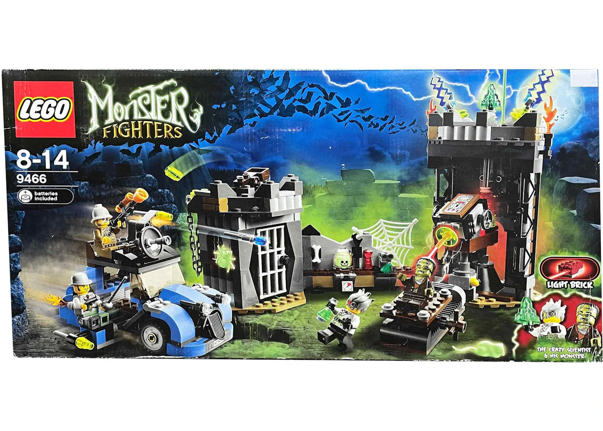 LEGO Monster Fighters The Crazy Scientist & His Monster Set 9466 - vue secondaire A