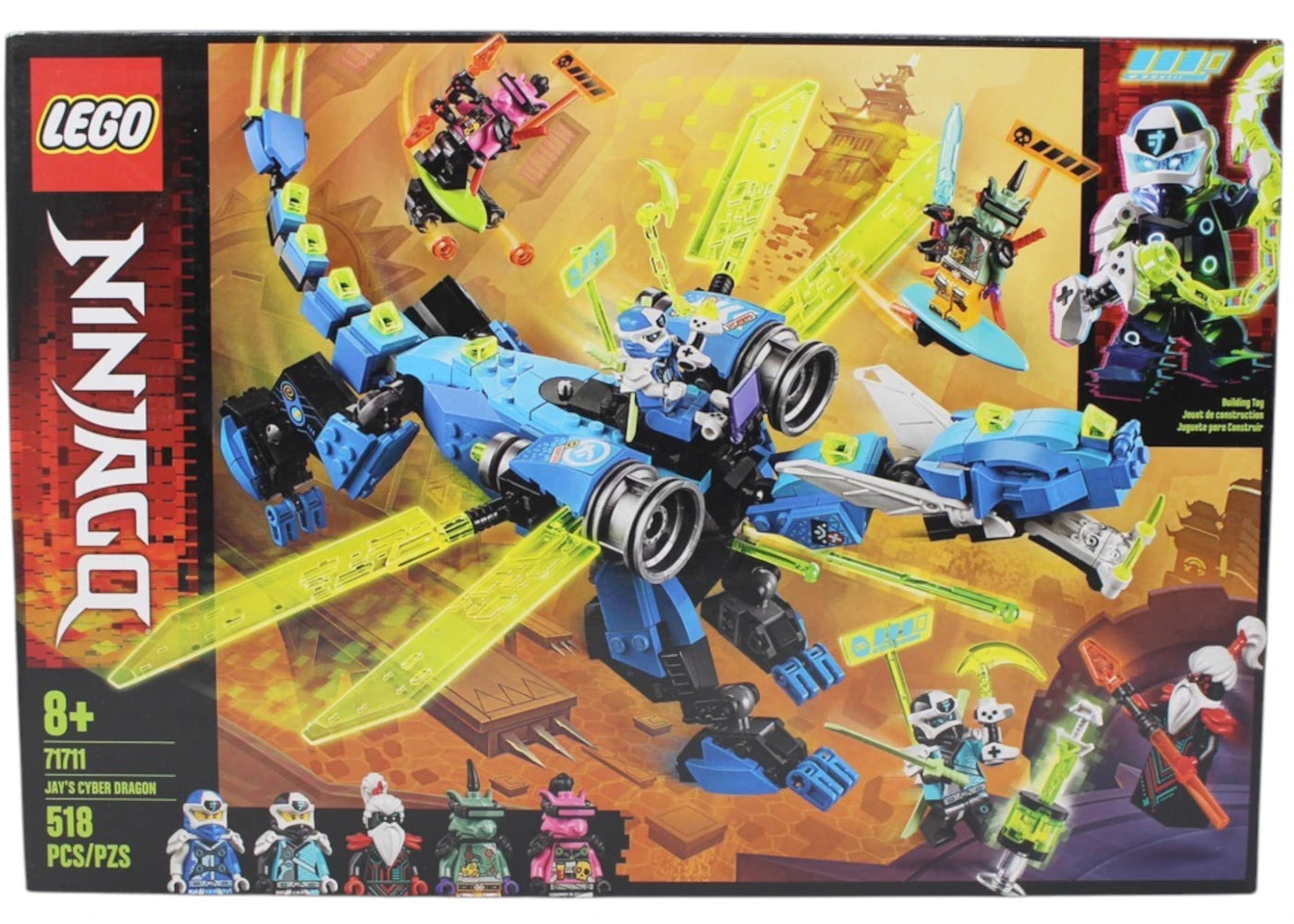 LEGO Ninjago Jay's Cyber Dragon Set 71711