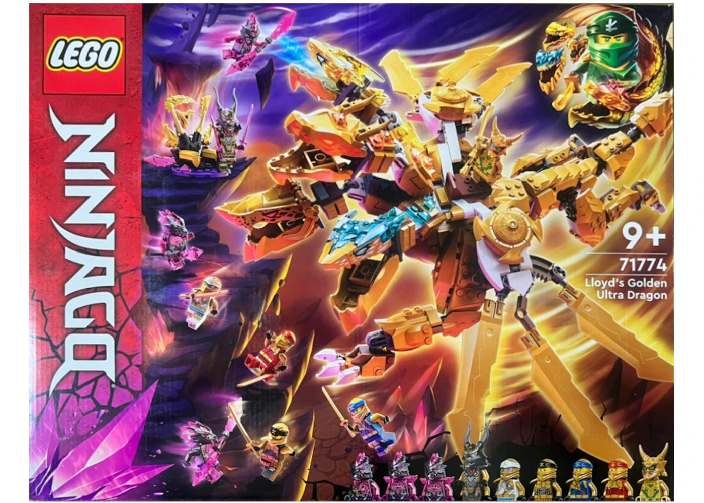 LEGO Ninjago Lloyd's Golden Ultra Dragon Set 71774
