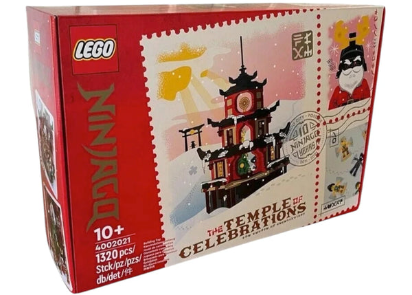 LEGO Ninjago The Temple of Celebrations (2021 Employee Exclusive) Set 4002021 Christmas - authentic LEGO building set