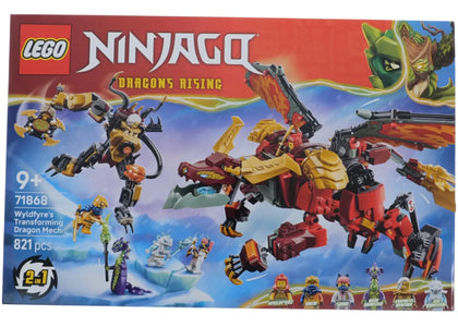 LEGO Ninjago: Wyldfyre's Transforming Dragon Mech Set #71868 - authentic LEGO building set