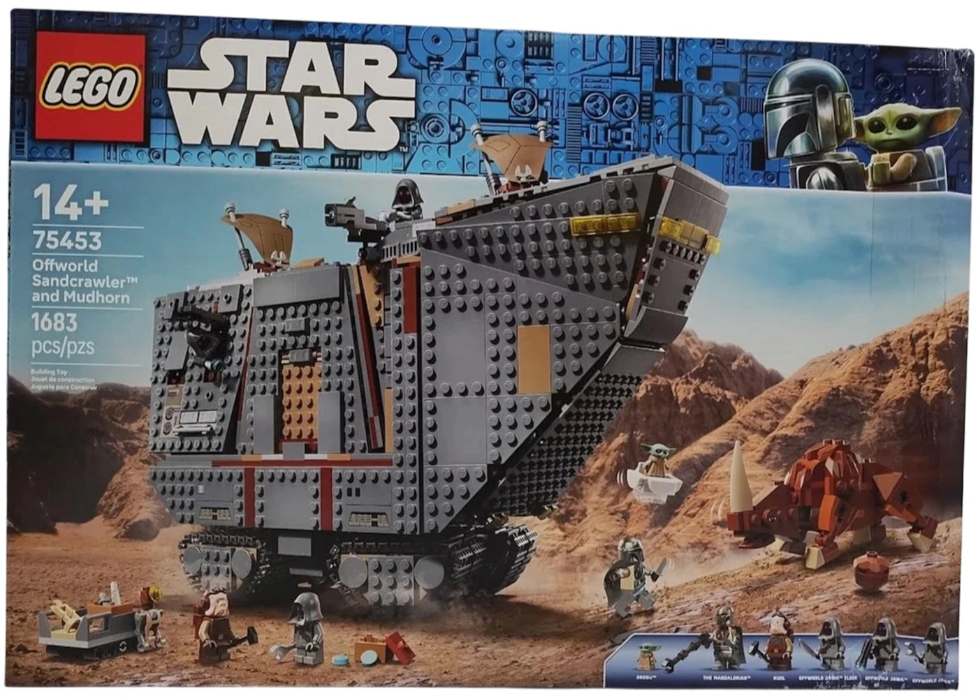 LEGO Offworld Sandcrawler and Mudhorn Set #75453 - vue 360