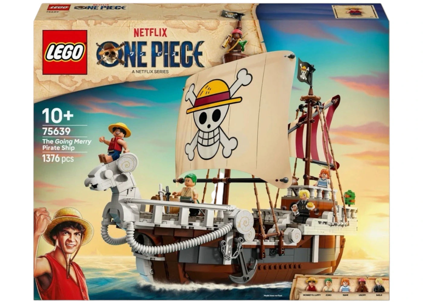LEGO One Piece The Going Merry Pirate Ship Set 75639 - vue 360