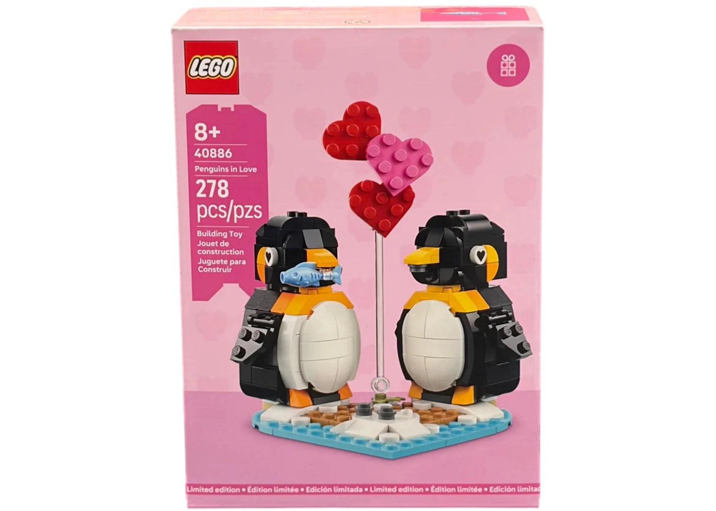 LEGO Penguins in Love Set 40886 - vue 360