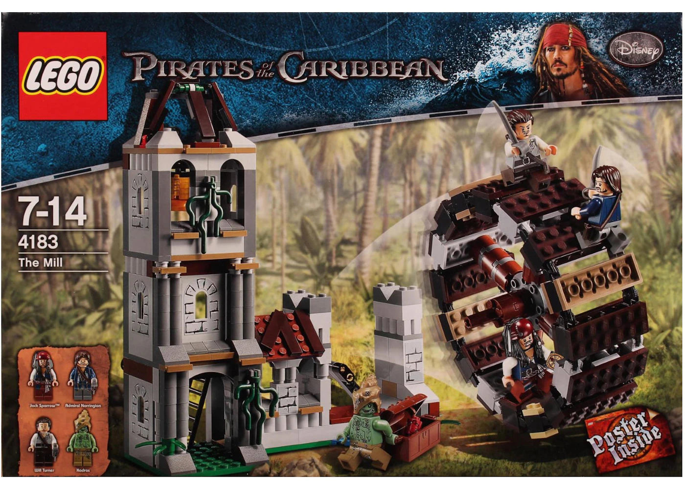 LEGO Pirates of the Caribbean The Mill Set 4183 - vue 360
