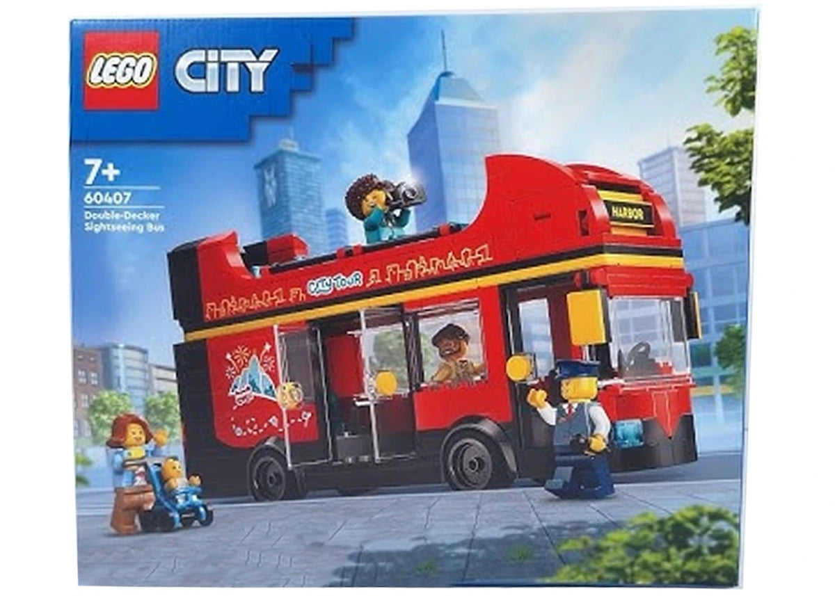 LEGO Red Double-Decker Sightseeing Bus Set 60407 - vue secondaire A