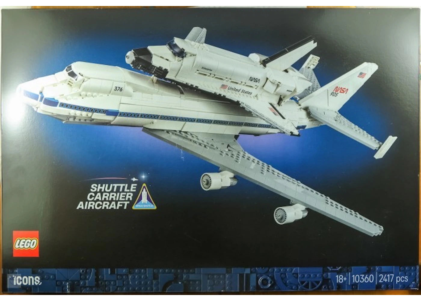 LEGO Space Shuttle Carrier Aircraft Set 10360 - vue 360