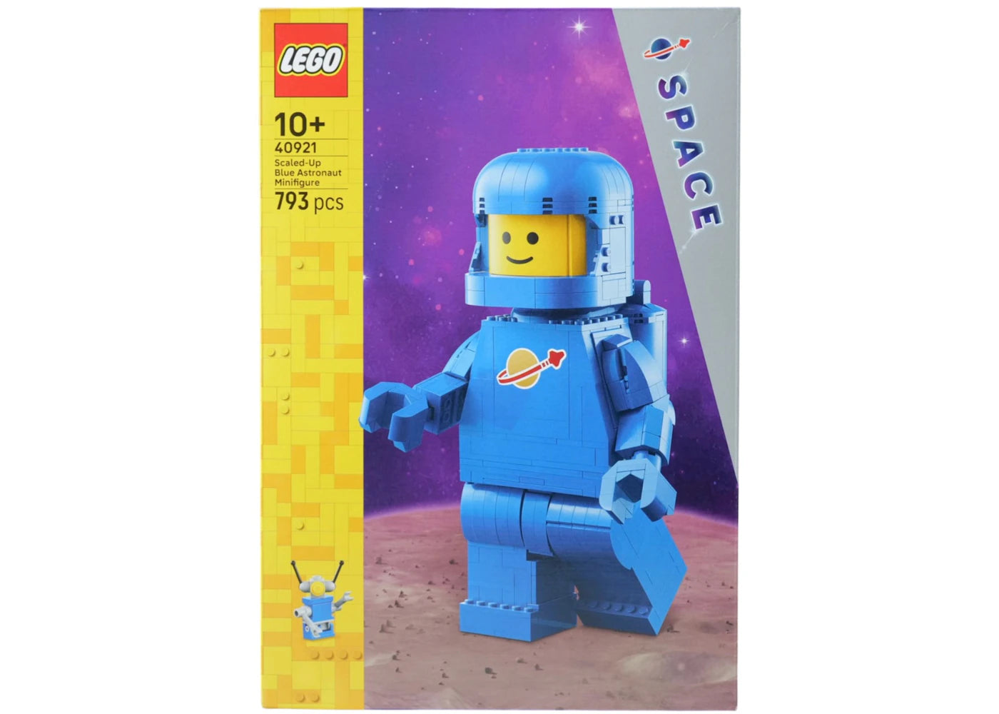 LEGO Space Up-Scaled Blue Astronaut Minifigure Set 40921 - vue 360