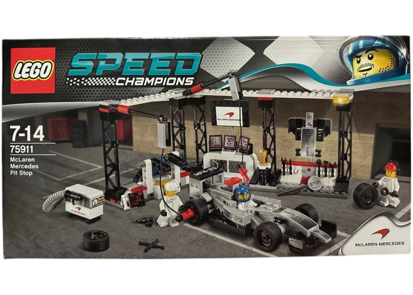 LEGO Speed Champions McLaren Mercedes Pit Stop Set 75911 - vue 360