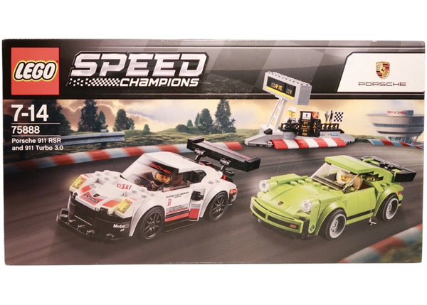 LEGO Speed Champions Porsche 911 RSR and 911 Turbo 3 Set 75888 - authentic LEGO building set