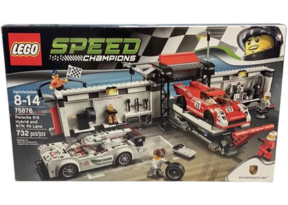 LEGO Speed Champions Porsche 919 Hybrid and 917K Pit Lane Set 75876 - authentic LEGO building set