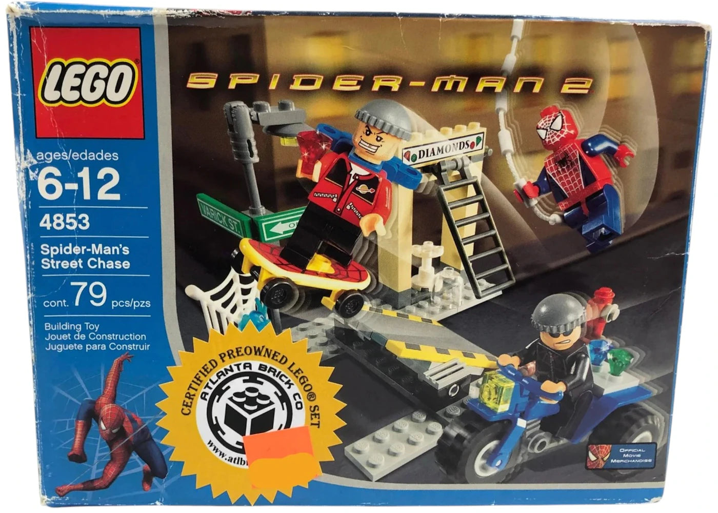 LEGO Spider-Man 2 Spider-Man's Street Chase Set 4853 - authentic LEGO building set