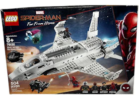 LEGO Spiderman Stark Jet and the Drone Attack Set 76130 - vue 360