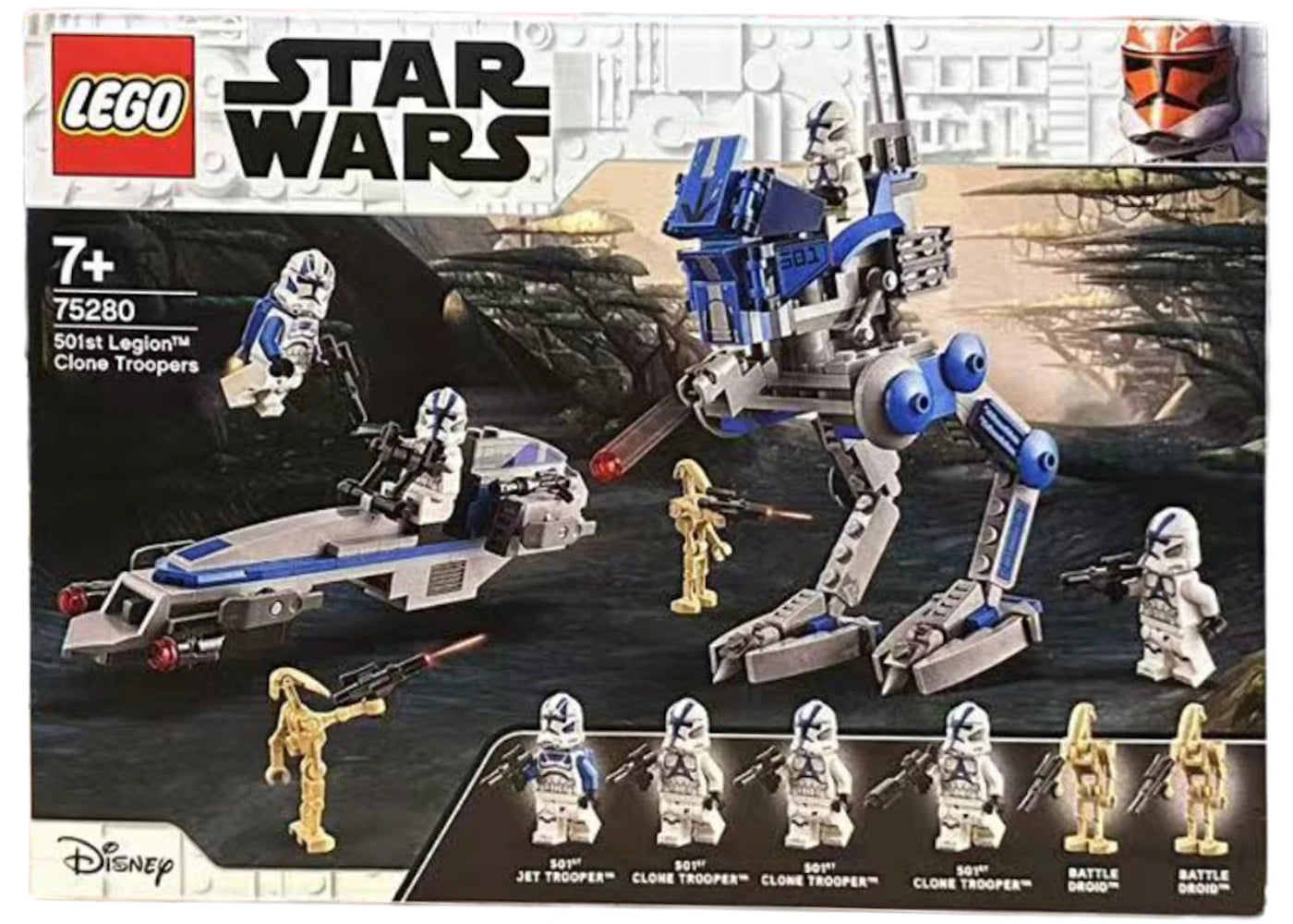 LEGO Star Wars 501st Legion Clone Troopers Set 75280 - vue 360