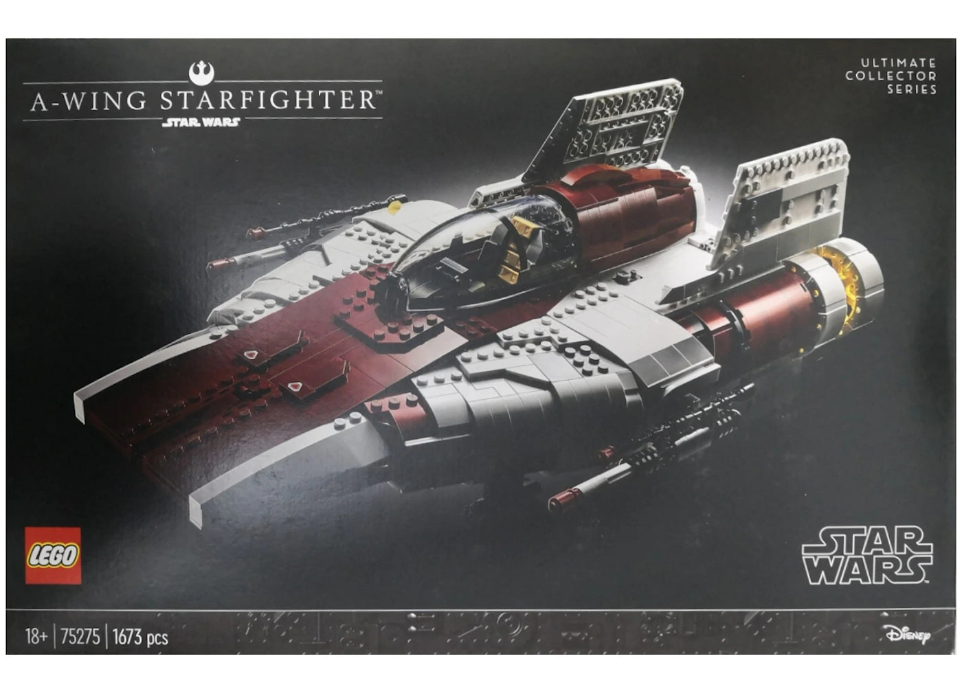 LEGO Star Wars Ultimate Collector Series A-Wing Starfighter Set 75275 - vue 360