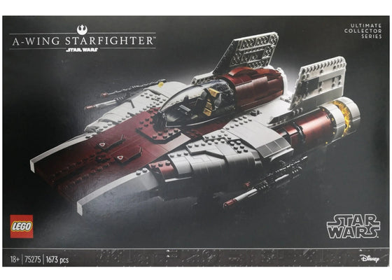 LEGO Star Wars Ultimate Collector Series A-Wing Starfighter Set 75275 - authentic LEGO building set