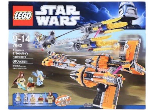 LEGO Star Wars Anakin Skywalker and Sebulba's Podracers Set 7962 - authentic LEGO building set