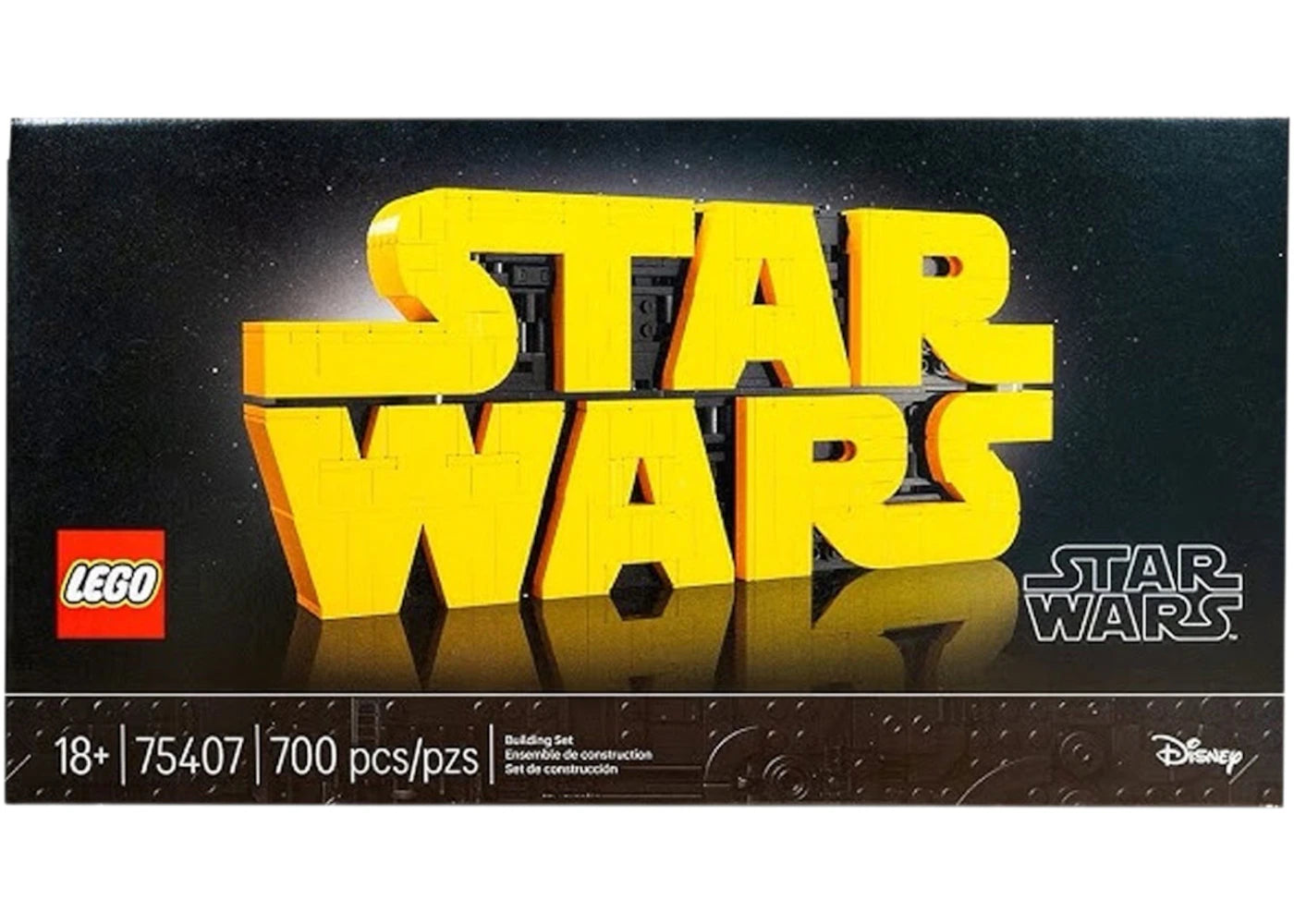 LEGO Star Wars Brick-Built Star Wars Logo Set 75407 - authentic LEGO building set