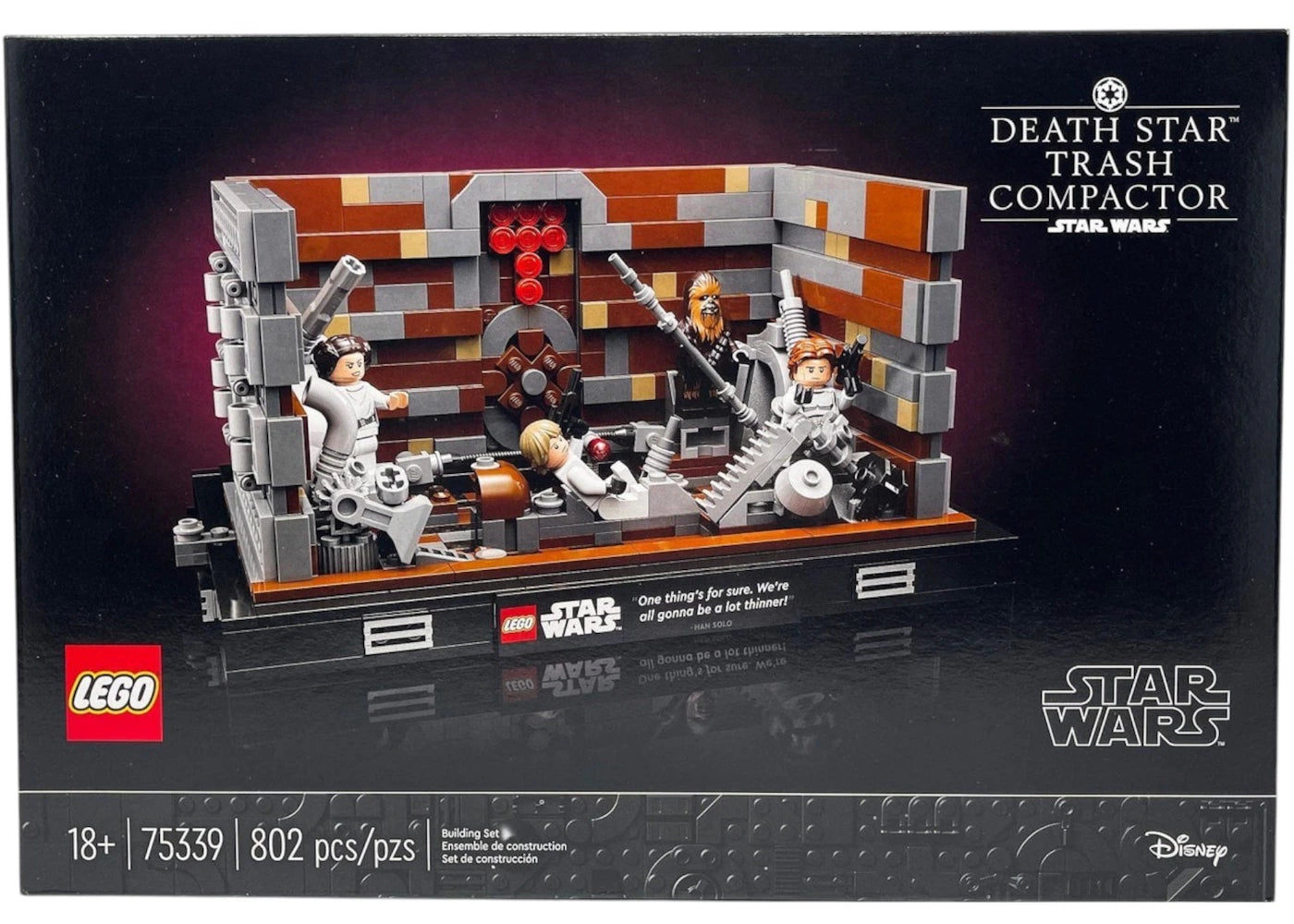 LEGO Star Wars Death Star Trash Compactor Diorama Set 75339 - vue 360