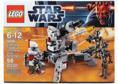 LEGO Star Wars Elite Clone Trooper & Commando Droid Battle Pack Set 9488