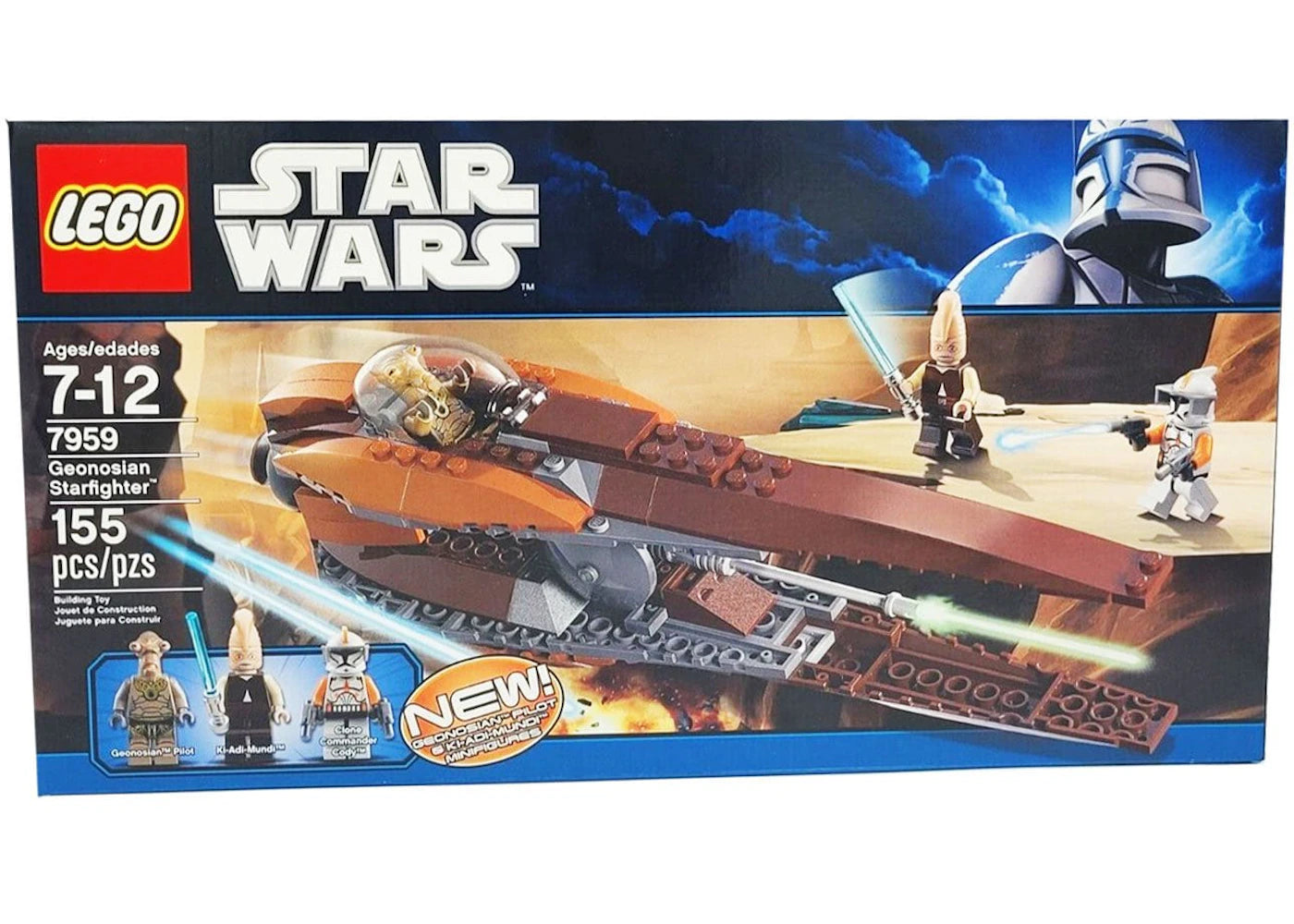 LEGO Star Wars Geonosian Starfighter Set 7959 - authentic LEGO building set