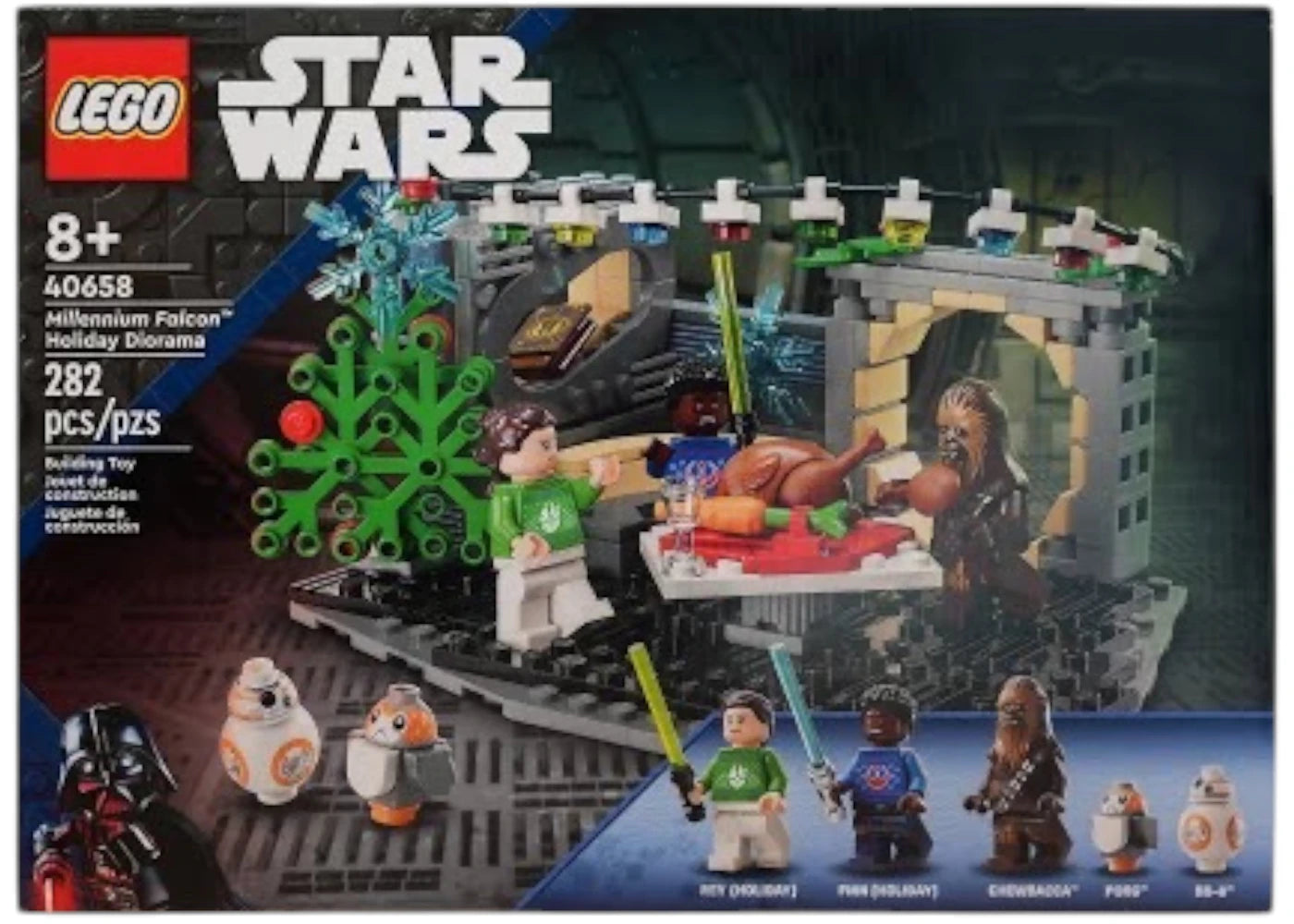 LEGO Star Wars Millennium Falcon Holiday Diorama Set 40658