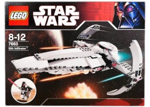 LEGO Star Wars Phantom Menace Sith Infiltrator Set 7663 - authentic LEGO building set