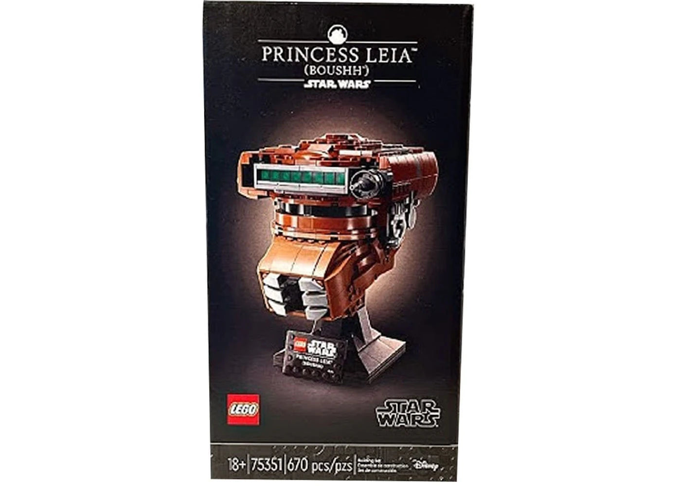 LEGO Star Wars Princess Leia (Boushh) Helmet Set 75351 - vue 360